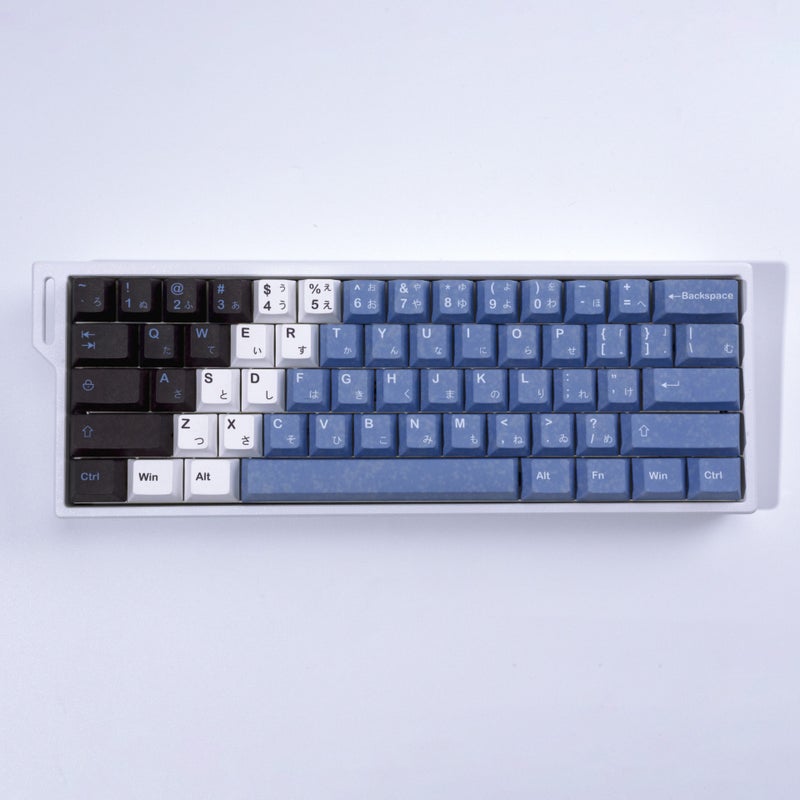 "Snow Woman" Thermal Sublimation Original Pbt Keycap Is Engraving Japanese Word Root Snow Woman Color 134 Key - Image 3